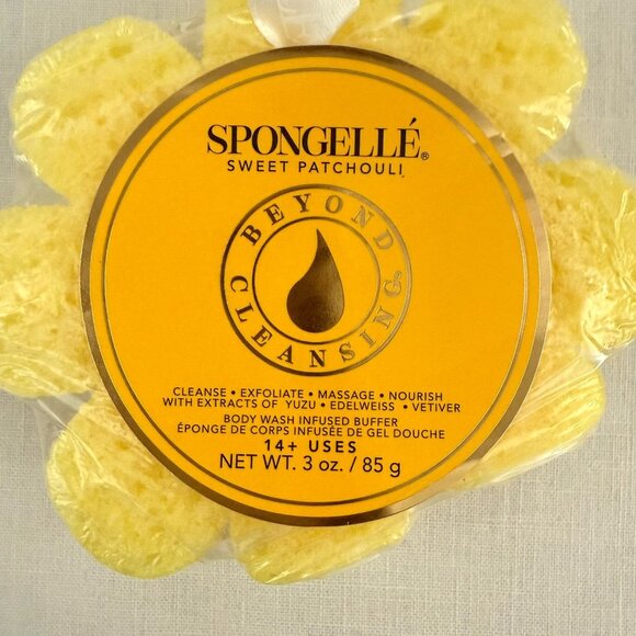 Spongelle Sweet Patchouli Body Wash Buffer 3oz 14 Uses Sealed - Picture 2 of 10